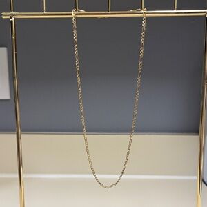 Elegant Women’s Sterling Silver/14k Gold Plated Chain (18”)
